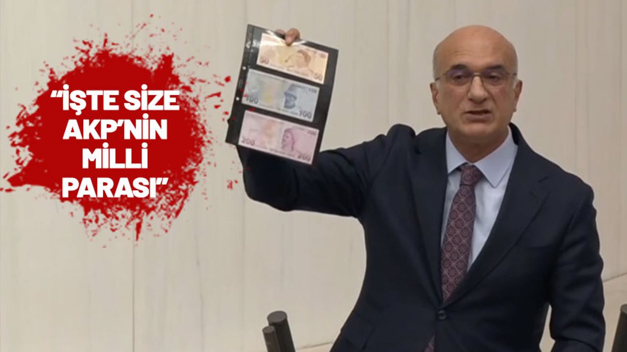 CHP'li Tekin Bingöl Kürsüye Banknotlarla çıktı: Alın Size Milli Para Ve Bu ülkenin Itibarı thumbnail