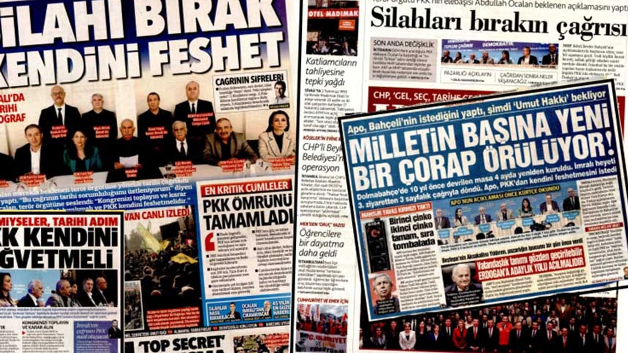 Gazeteler Öcalan'ın çağrısını böyle gördü!