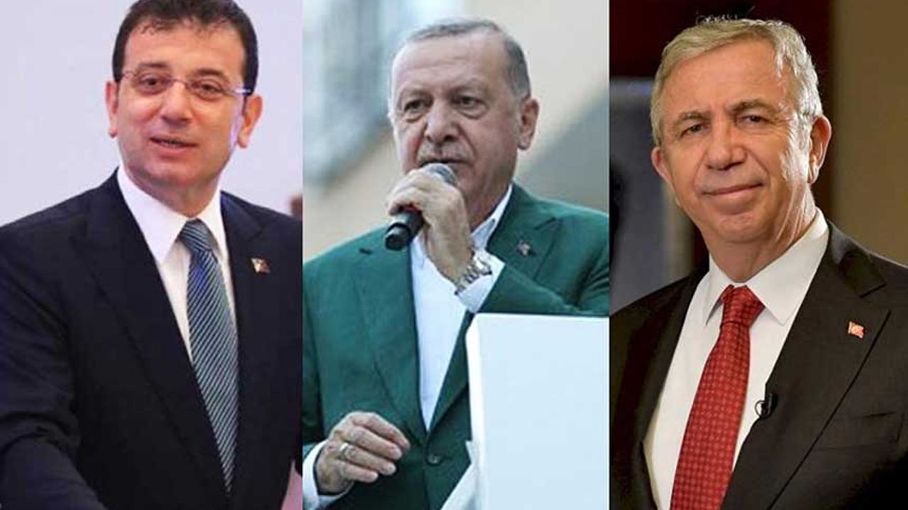 Çarpıcı anket! İşte İmamoğlu ve Yavaş'ın Erdoğan karşısında aldıkları oy oranı