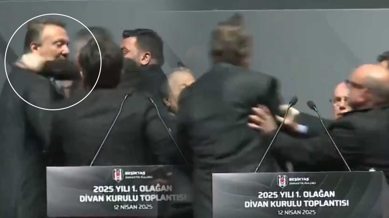 Beşiktaş Divan Kurulu'nda Hasan Arat'a yumruklu saldırı