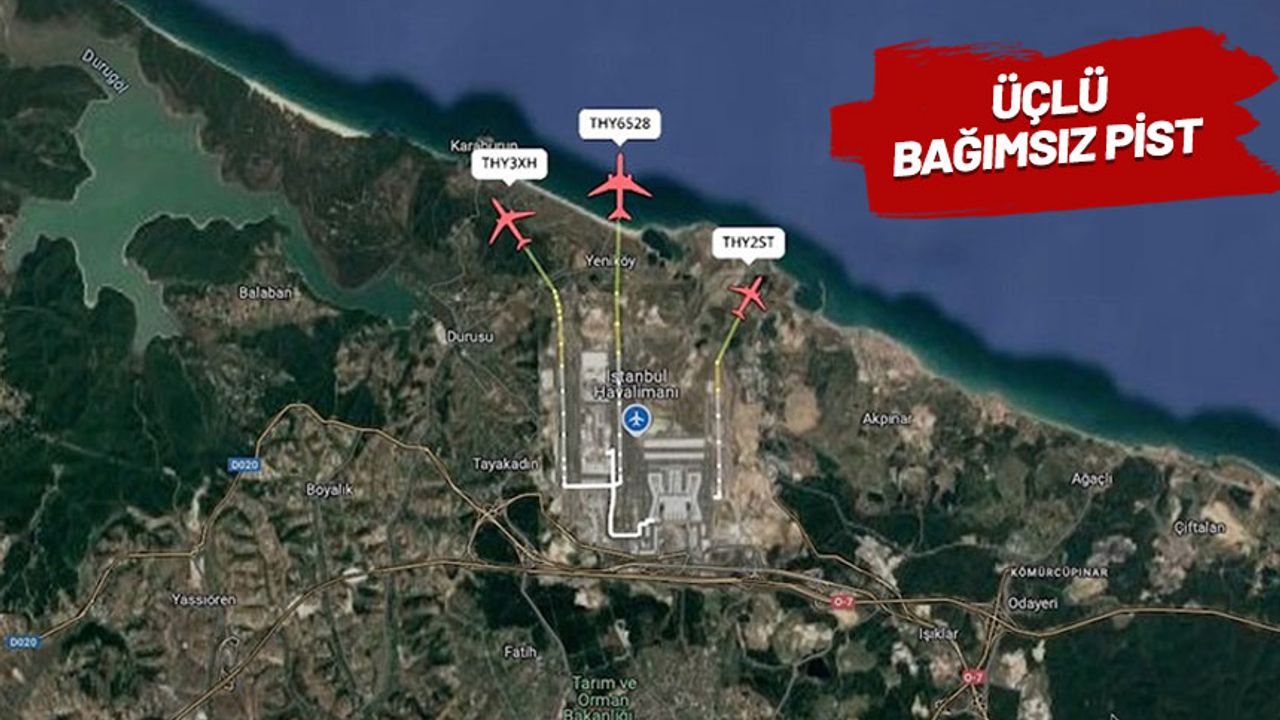 İstanbul Havalimanı'nda Artık üç Uçak Aynı Anda Inip Kalkacak thumbnail