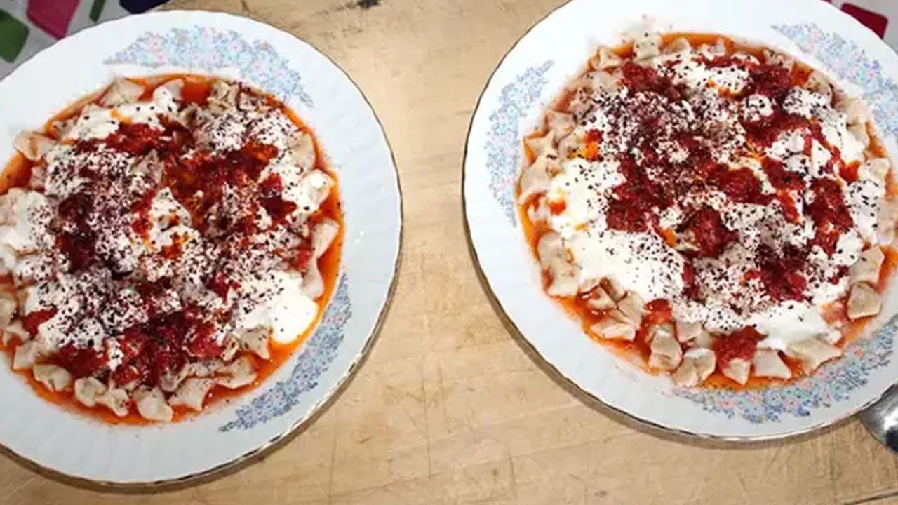 Kapısından geçmeyin! Mantı diye bakın ne yedirmişler