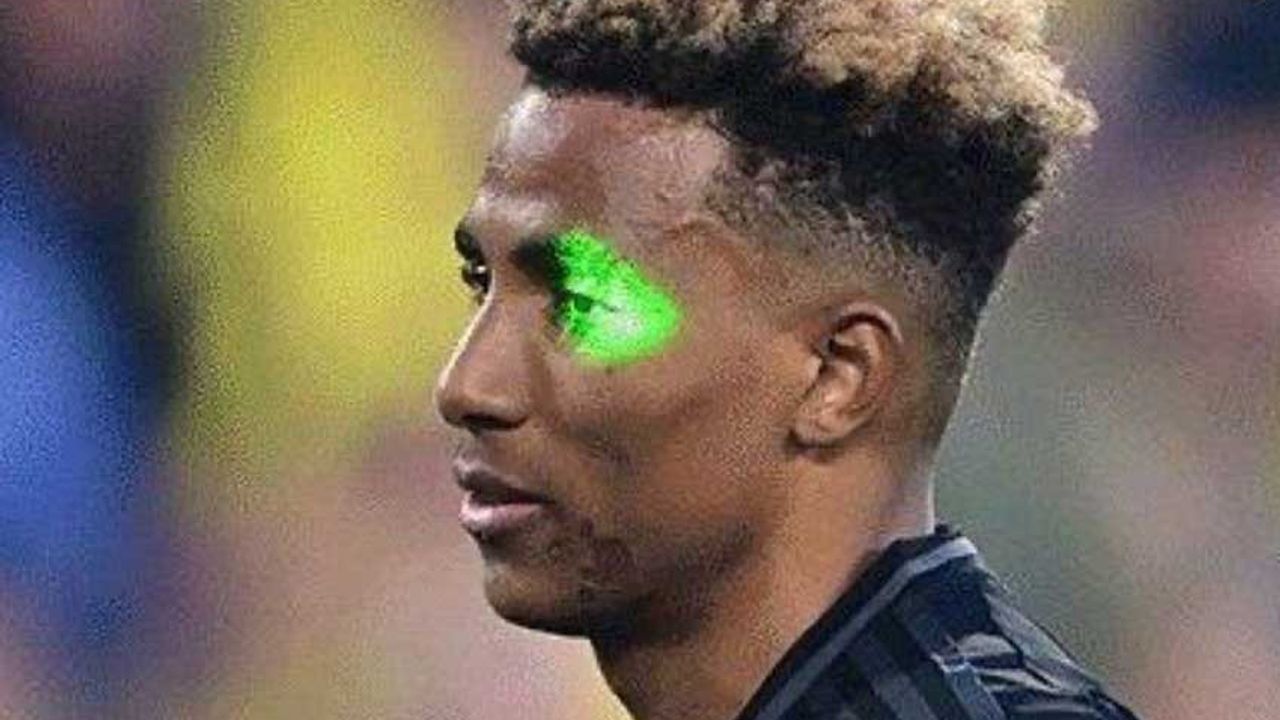 Gedson Fernandes'e lazer tutan taraftar gözaltına alındı