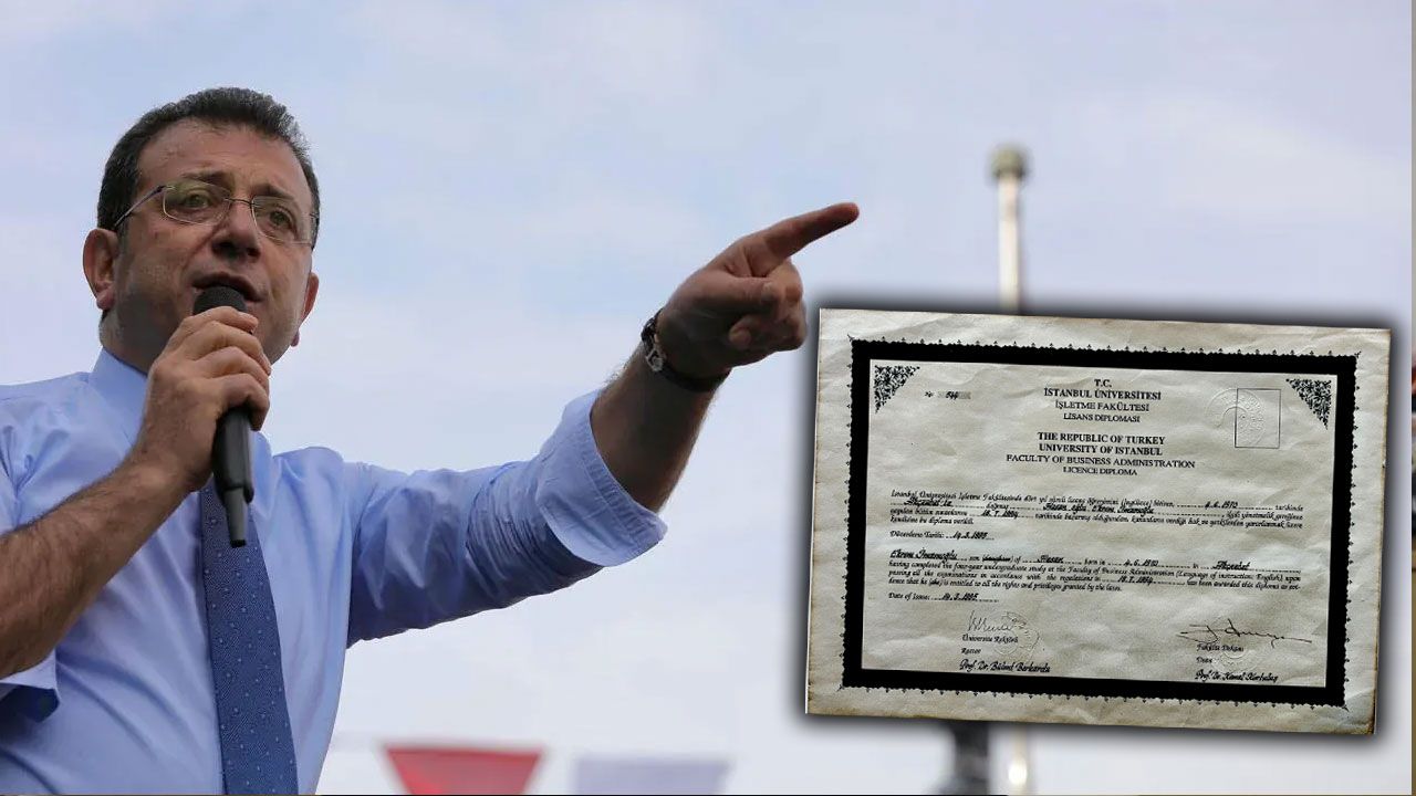 İmamoğlu Diplomasını Paylaştı, üniversitesinin önüne çağrı Yaptı thumbnail