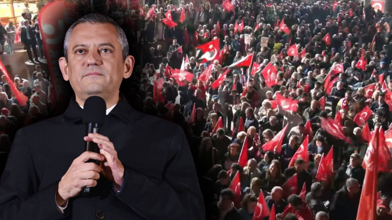 Özgür Özel Genel Merkez önünde: Bir santim eğilirsek bunlar millete diz çöktürürler