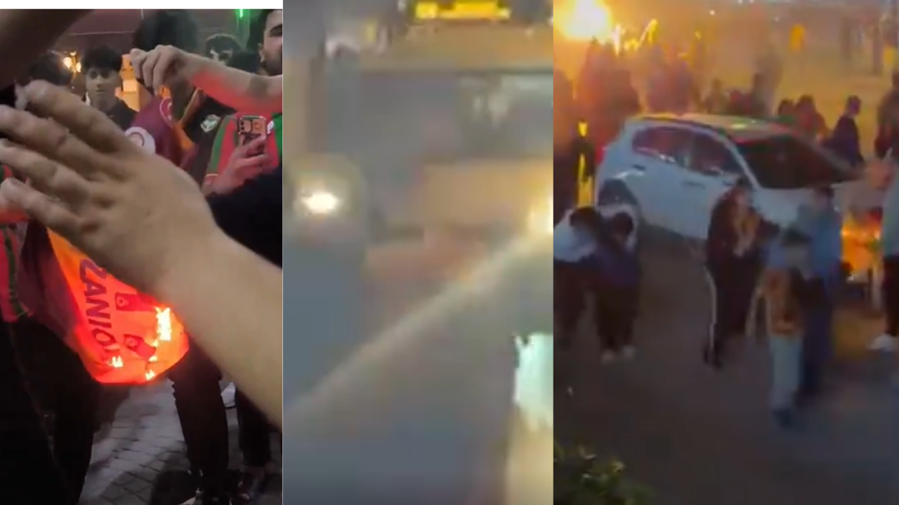 Şampiyonluk Kutlayan Galatasaraylılara Saldırı! Taraftarların Araçları Taşlandı, üzerindeki Formalar çıkartılıp Yakıldı thumbnail