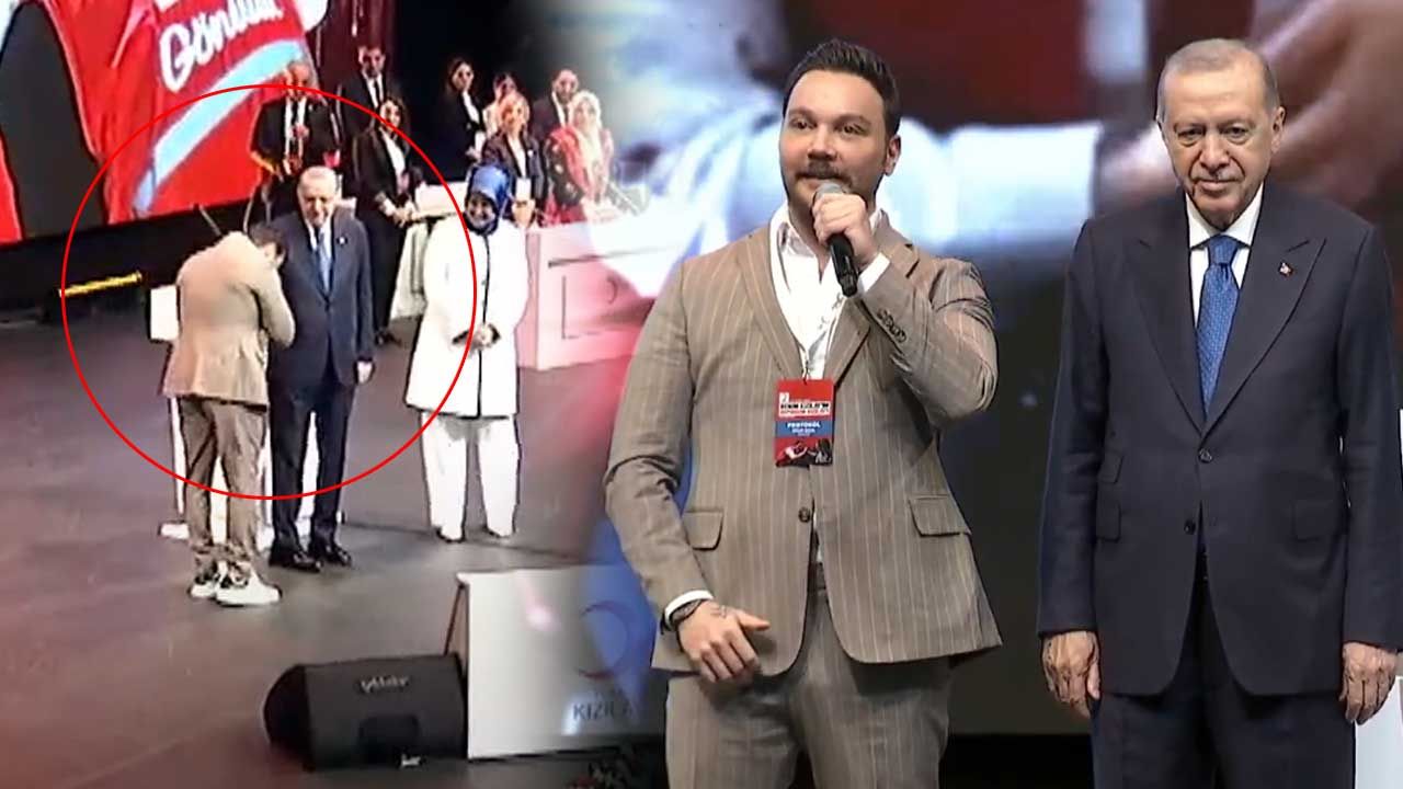 Sinan Akçıl, Erdoğan'ın Elini öpüp Kızılay'a Yazdığı şarkıyı Okudu thumbnail
