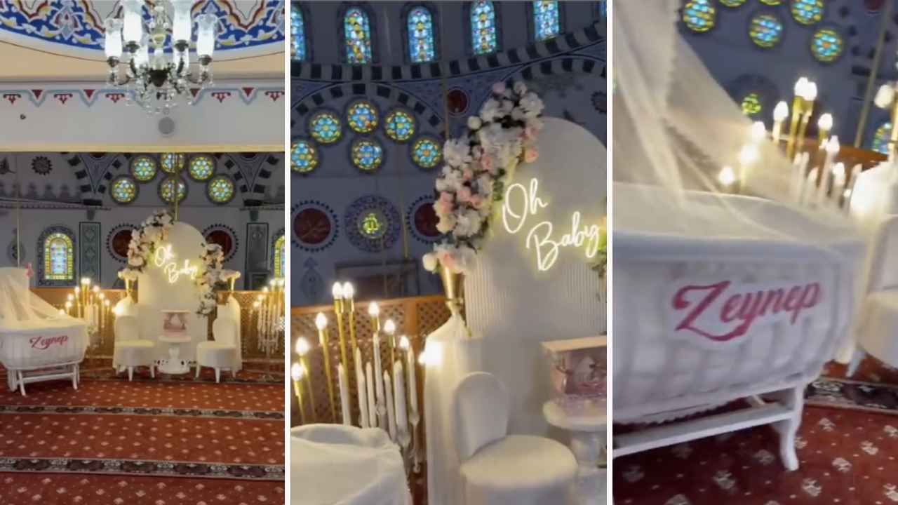 Bu Görüntüler Tepki çekti! Camide 'baby Shower' thumbnail