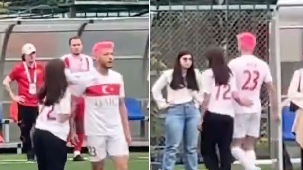 Maçta Gerginlik! Hafsanur Sancaktutan Sevgilisi Kubilay Aka'yı Kolundan Tutup Uzaklaştırdı thumbnail