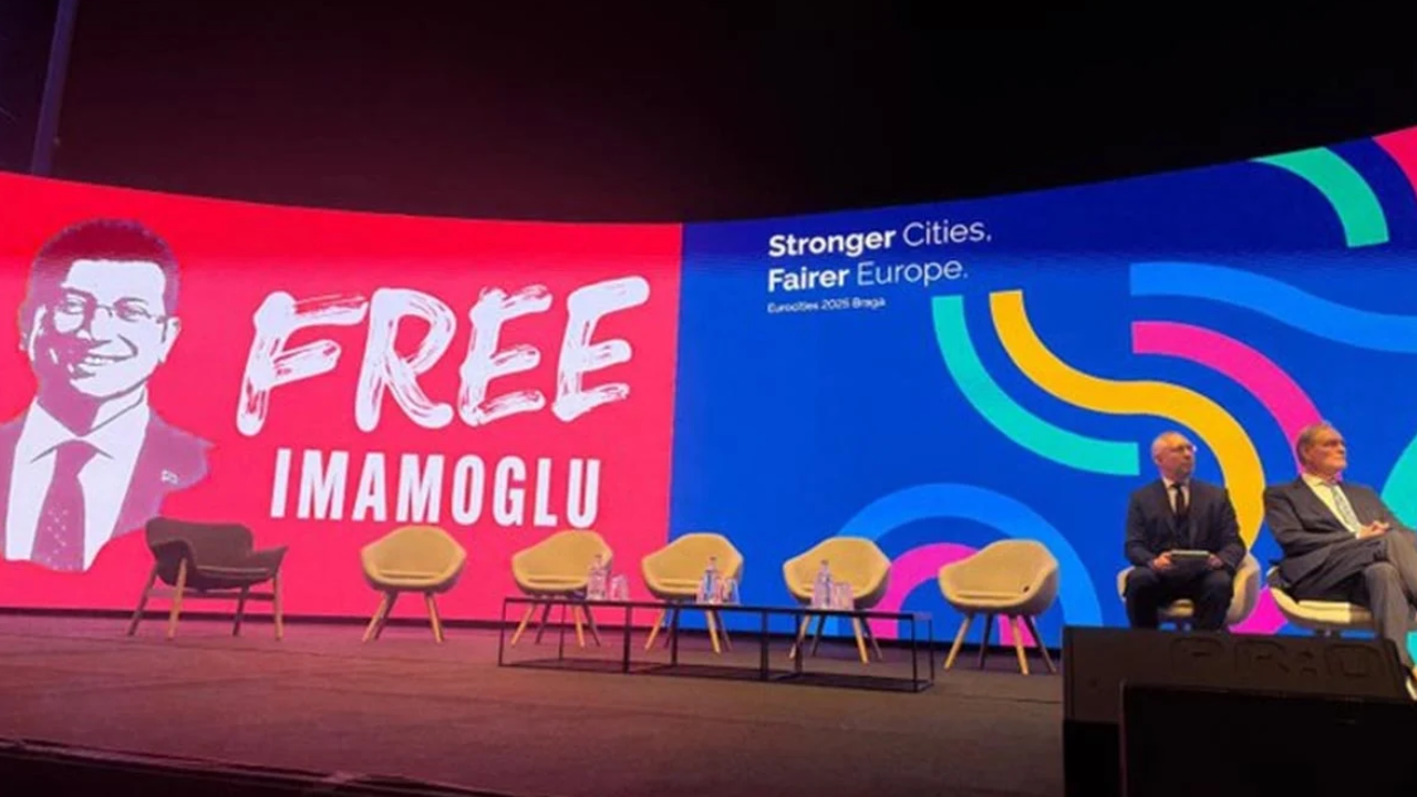 Portekiz'deki Eurocities Zirvesine İmamoğlu Pankartı Damga Vurdu! thumbnail