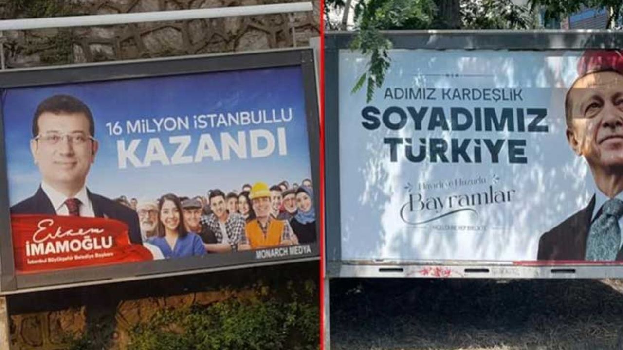 İstanbul'da Billboardlardan İmamoğlu Gitti, Erdoğan Geldi thumbnail