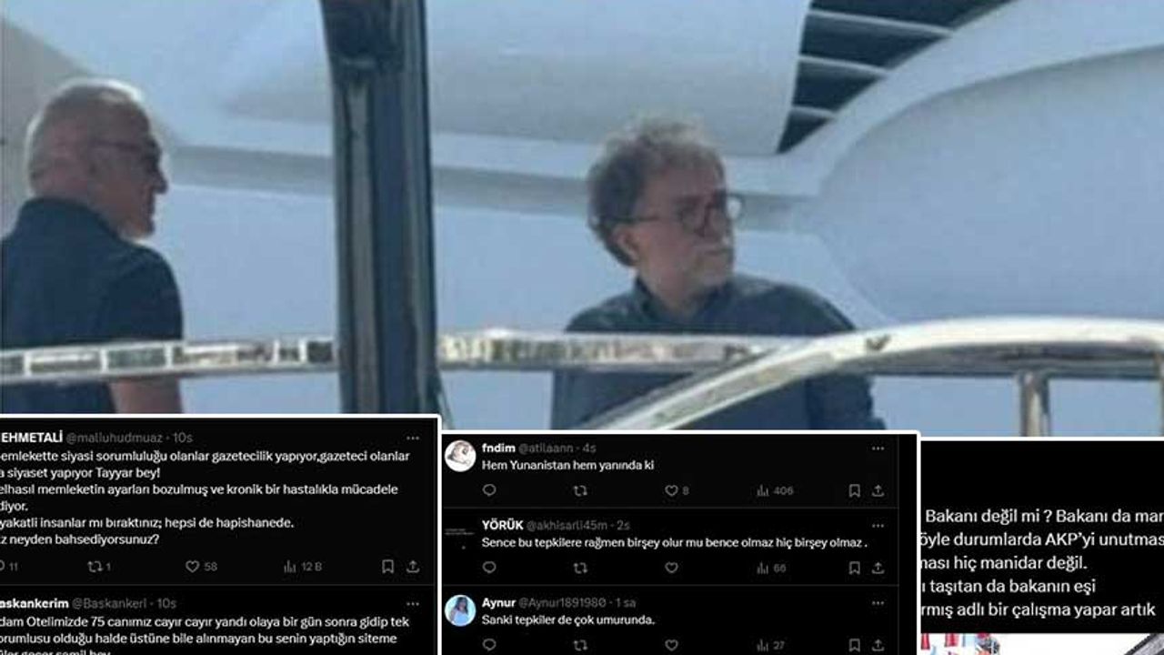 Turizm Bakanı Ersoy ve Ahmet Hakan'a tepkiler çığ gibi büyüyor