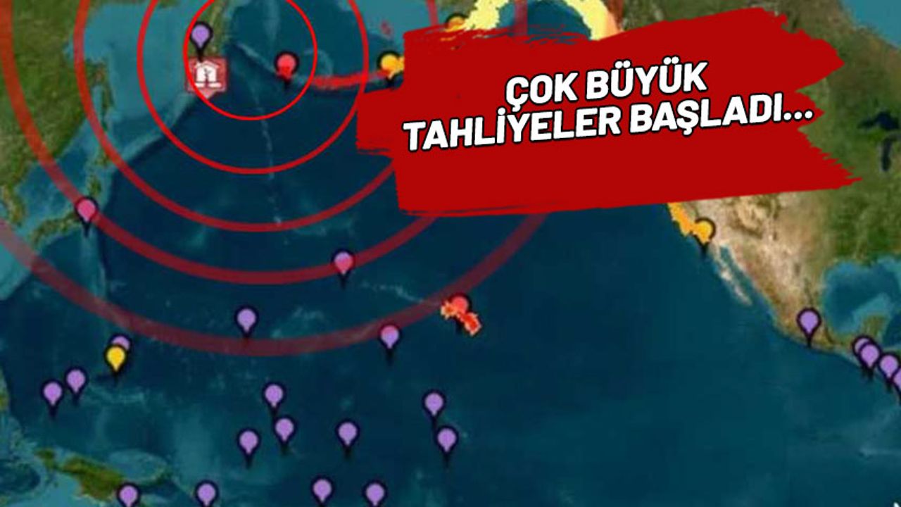 Rusya’da 8,8 Büyüklüğünde Deprem! Dev Tsunami Oluştu, Ilk Bölgeyi Vurdu