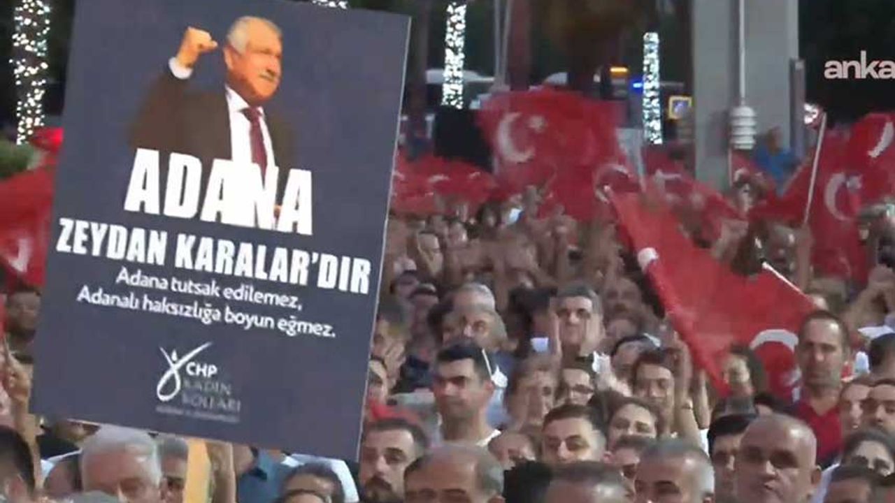 Zeydan Karalar tutuklandı, Adanalılar meydanlara döküldü