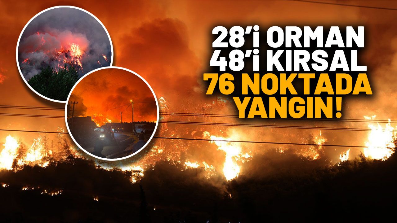 Türkiye’nin 4 Bir Yanında Ciğerlerimiz Yanıyor! Bursa, Karabük, Kahramanmaraş, Uşak…