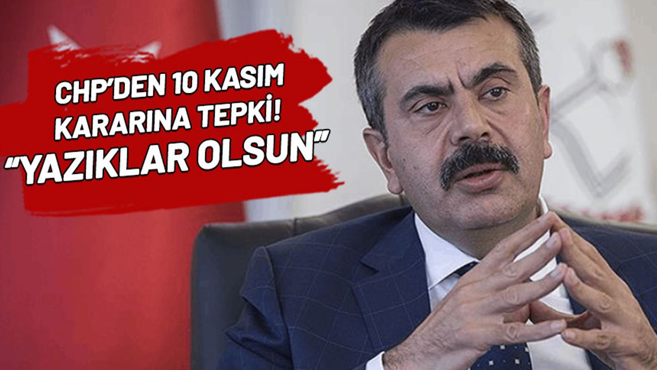 Yusuf Tekin ve 10 Kasım Ara Tatili: Siyasi Tepkiler ve MEB’in Açıklaması