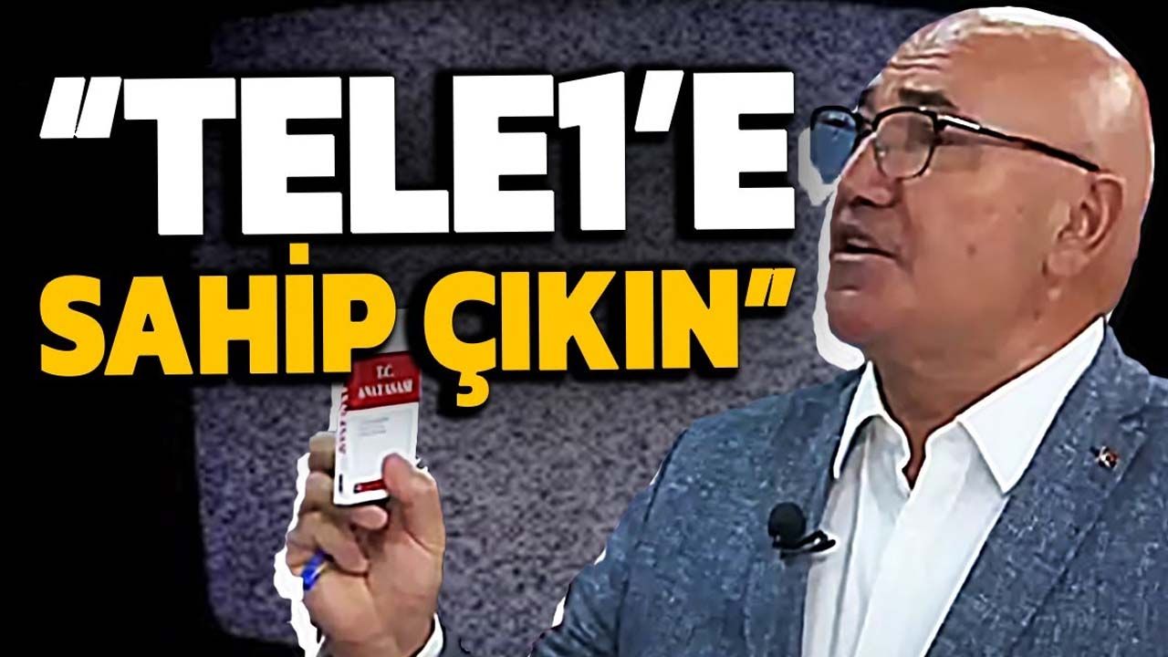 Elinde Anayasa Ile Geldi! Mahmut Tanal: TELE1 özgür Basının Kalesidir