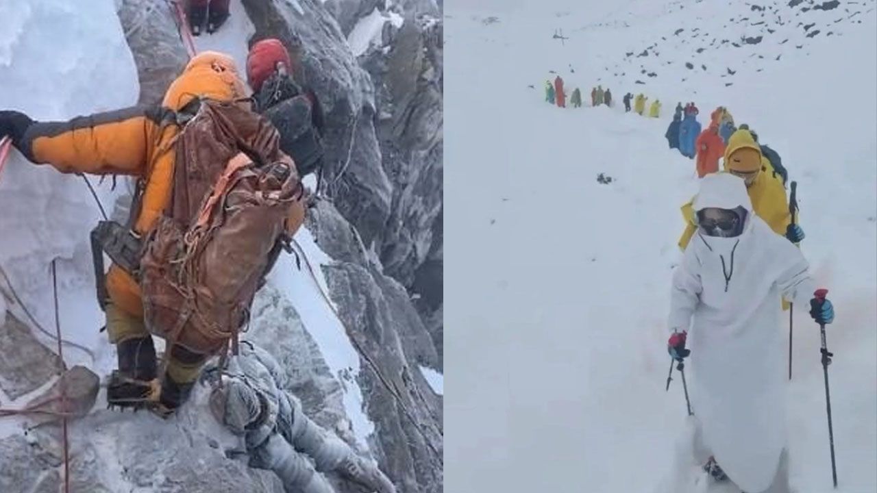 Everest Dağı’nda Felaket! Bin Kişi Kar Fırtınasında Mahsur Kaldı