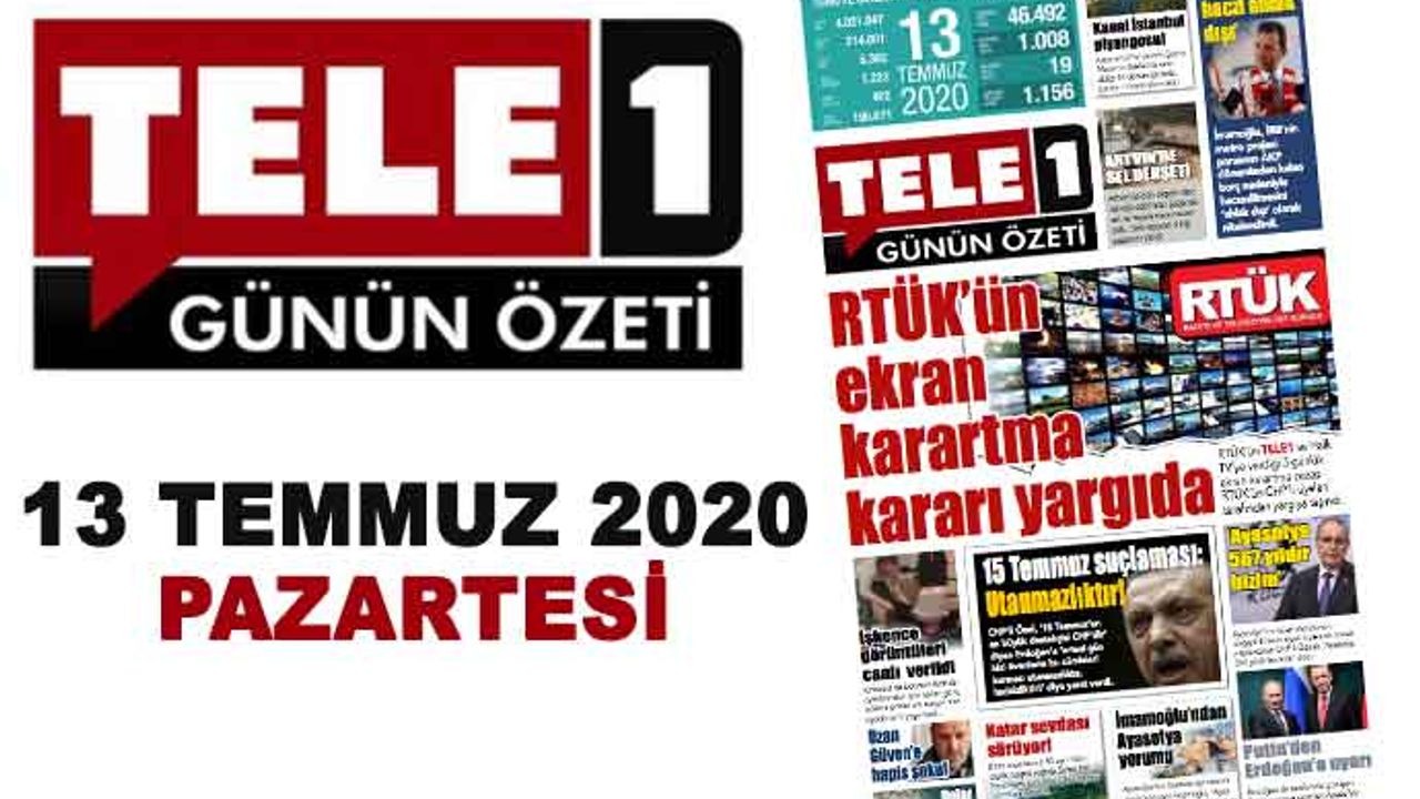 RTÜK'ün ekran karartma kararı yargıda. Katar Emiri’nin annesine Kanal İstanbul piyangosu!. 'Kamu bankasının haczi ahlak dışı'. Putin'den Erdoğan'a uyarı. Ozan Güven’e hapis şoku!. 13 Temmuz Günün Özeti