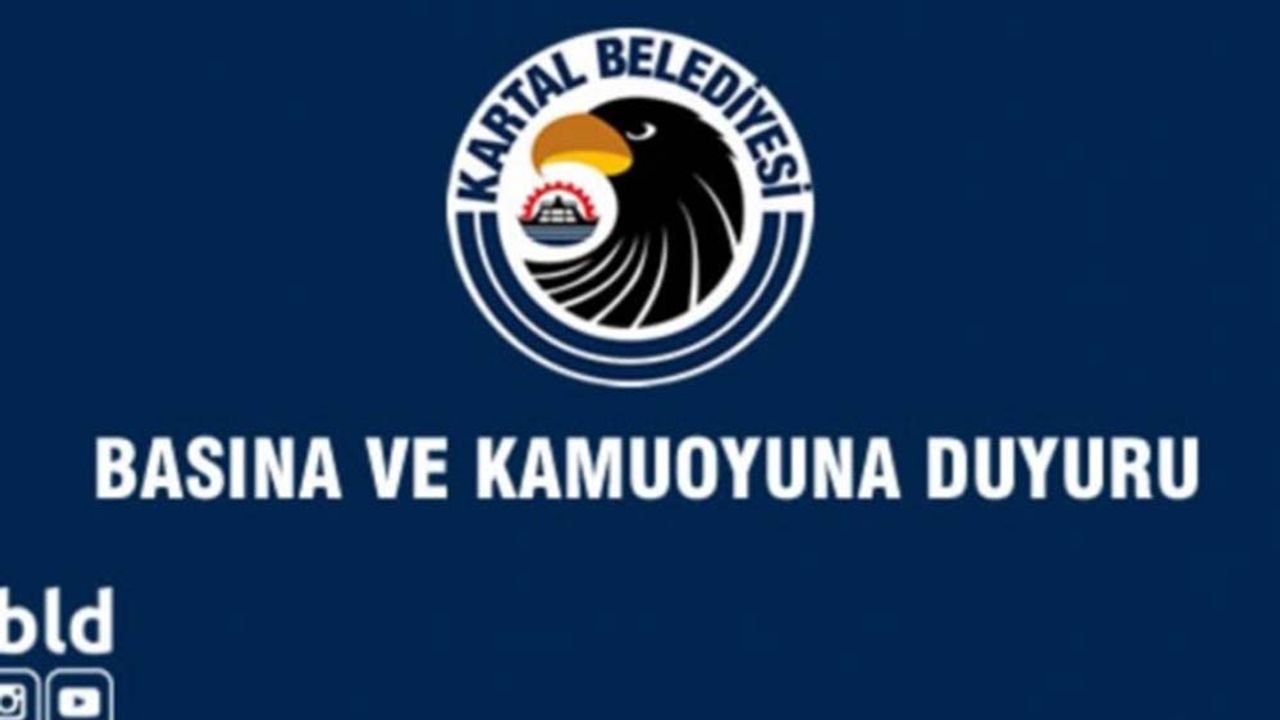 Kartal Belediyesi'nden açıklama: İlgili personel görevden uzaklaştırıldı
