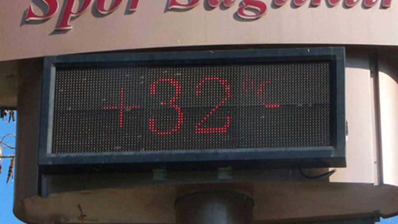 Kışın ortasında termometreler 32 dereceyi gösterdi