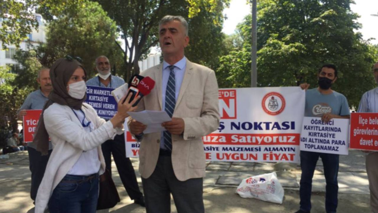 Kırtasiyecilerden süper market isyanı