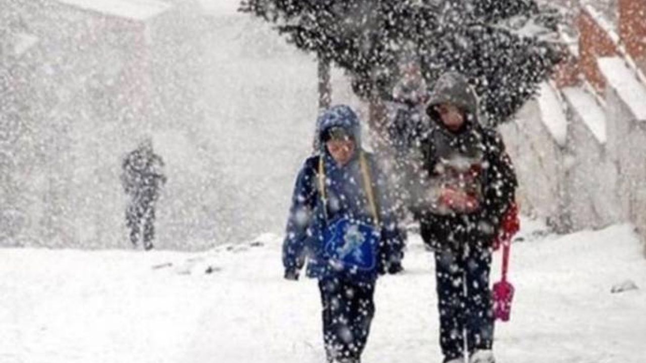 Bazı illerde eğitime kar tatili