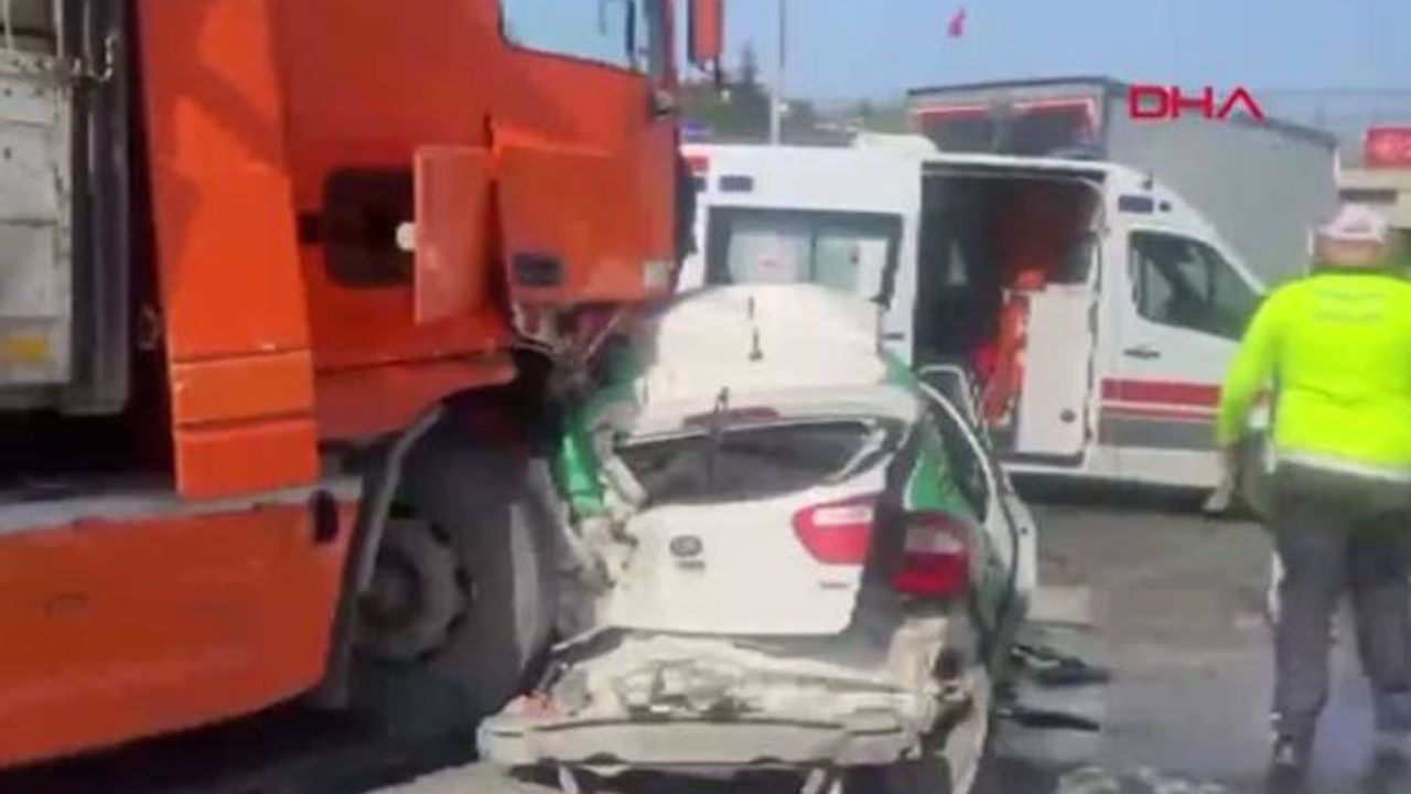 TEM'de 10 araç birbirine girdi