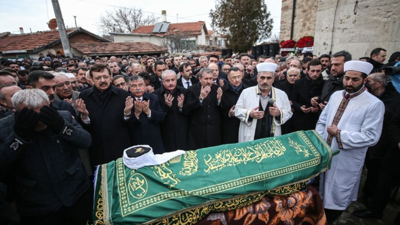 BBP Lideri Mustafa Destici'nin babası son yolculuğuna uğurlandı