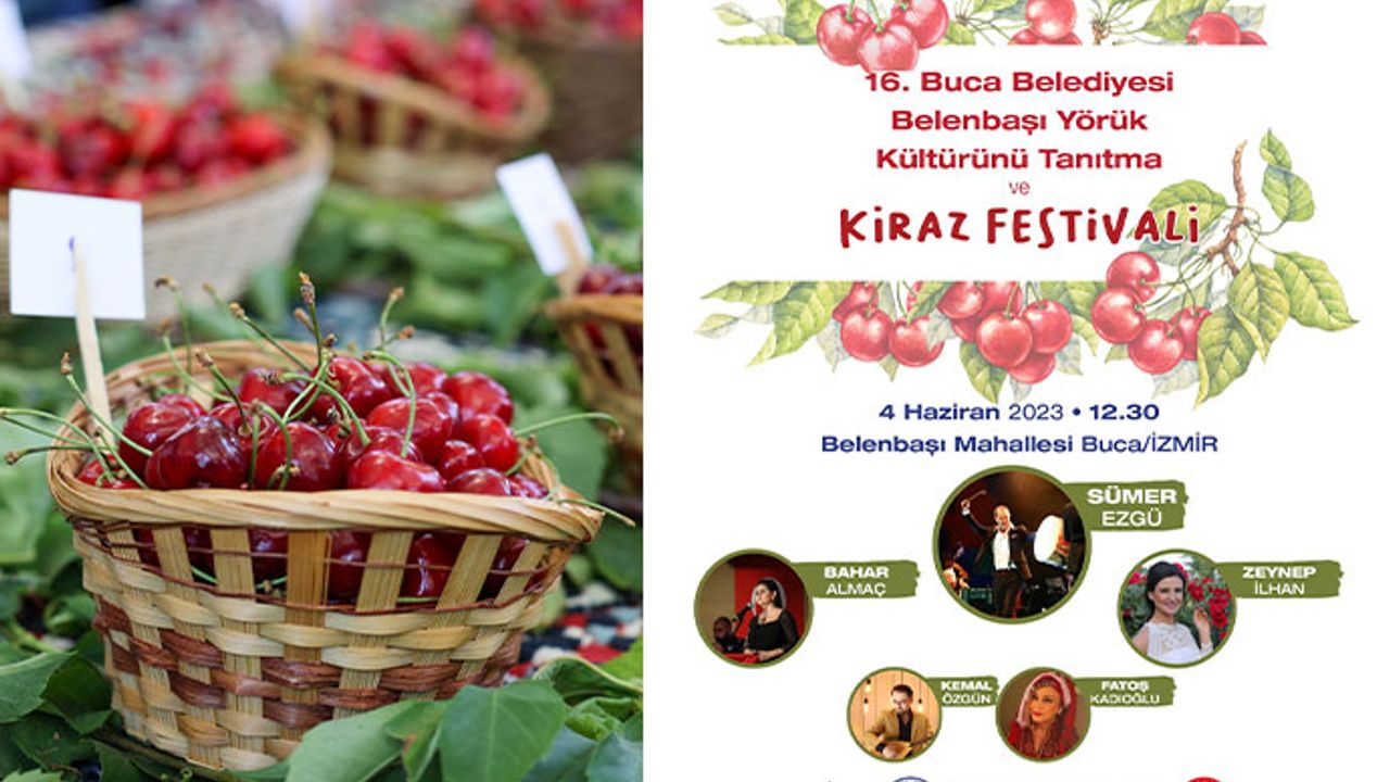 Buca’nın Kiraz Festivali’ne geri sayım başladı