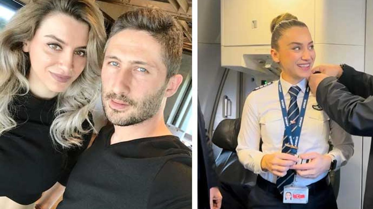 Sabri Sarıoğlu’nun eşi Yağmur Sarıoğlu kaptan pilotluğa terfi etti