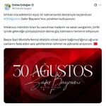 Emine Erdoğan'dan 30 Ağustos mesajı