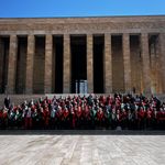 Yargıtay üyelerinden adli yıl açılışında Anıtkabir'e ziyaret