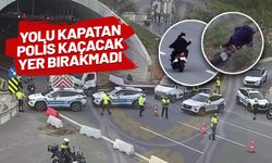 Böyle operasyon görülmedi! Polisten motosikletlilere film gibi kovalamaca