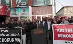 Malatya'da kayyım protestosu