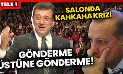 İmamoğlu Erdoğan'a gönderme yaptı salon kahkaha attı