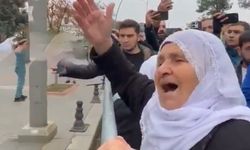 Kayyımı protesto eden yaşlı kadın: Belediyeyi bırakın Filistin'e bakın bir vatanımız kaldı