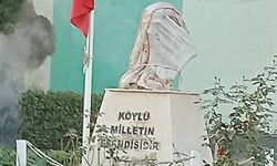 Hedefte yine Atatürk! İzmir'de 2 Atatürk büstüne saldırı