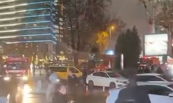 Levent'teki AVM yangını!  Trafik durduruldu