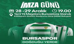 Bursa Yeni Yıl Meydanı’nda Bursaspor imza günü