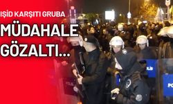 Suriye'deki olayları protesto etmek isteyen IŞİD karşıtı gruba polis ablukası!