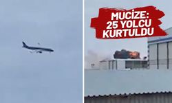 Kazakistan'da yolcu uçağı düştü! 67 yolcu ve 5 mürettebat bulunuyordu