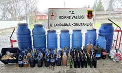 Bu defa Edirne! 1560 litre sahte alkol ele geçirildi