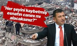 CHP'nin deprem bölgesindeki mücbir sebep haline ilişkin araştırma önerisi reddedildi!