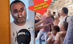 Şehir magandası! Çocuklarıyla Marmaray'a binen yolcunun burnunu kırdı