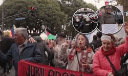 Arjantin'de emekliler ayakta