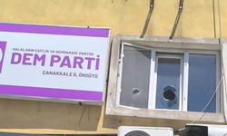 Çanakkale'de DEM Parti İl Başkanlığı'na taşlı saldırı! 1 gözaltı