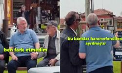 AKP'li Çorum Belediyesi bankları kadın-erkek diye ayırdı