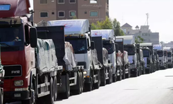 81 günlük İsrail ablukasından sonra 81 yardım TIR'ı Gazze'ye girdi