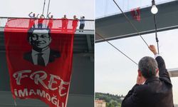CHP, Boğaziçi Köprüsü'ne 'İmamoğlu'na özgürlük' pankartı astı